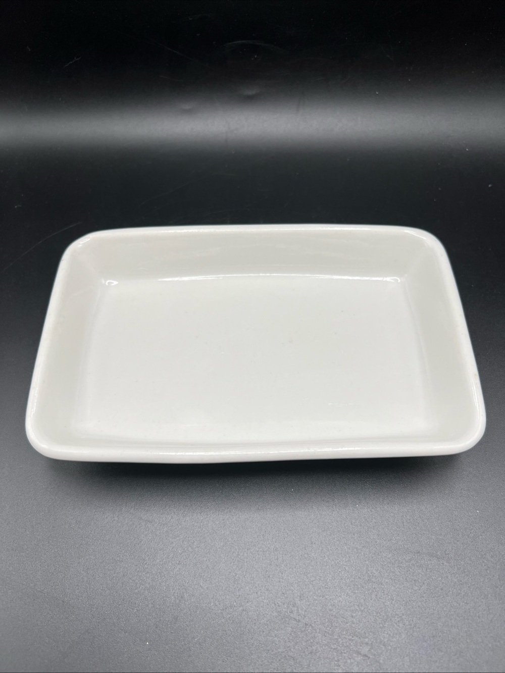 Vintage Sterling China Restaurant Ware Small Baking Dish White E Liverpool Ohio